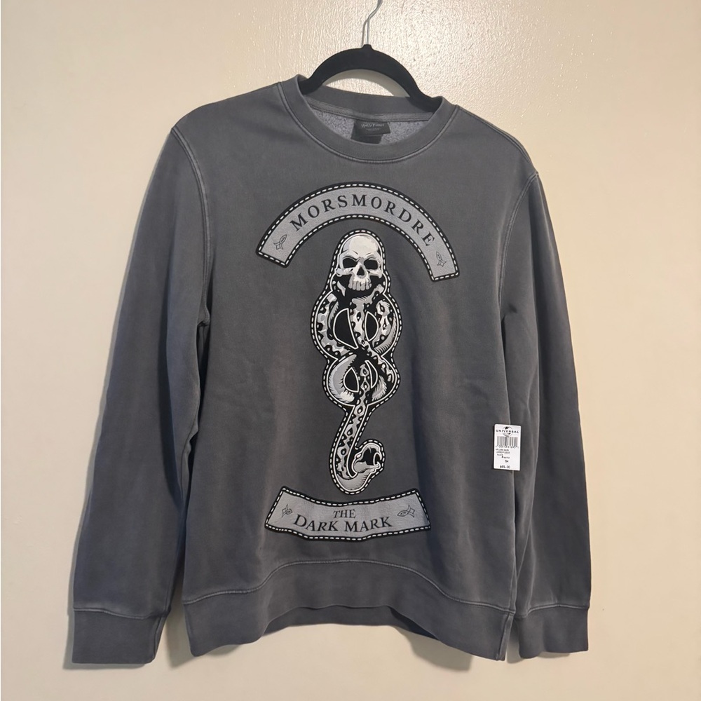The Dark Mark Charcoal Fleece Sweatshirt The Wizarding World of Harry Potter